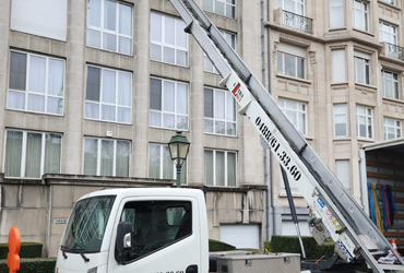 Mudanças com Elevador exterior